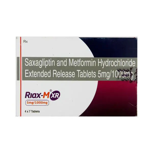 RIAX M XR 5/1000MG TAB