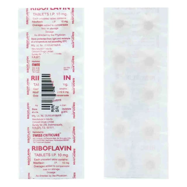 Riboflavine Tab 10S