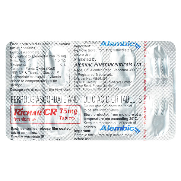 RICHAR CR 75MG TAB