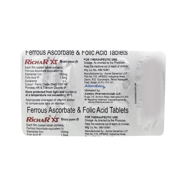 RICHAR XT TAB 10`S