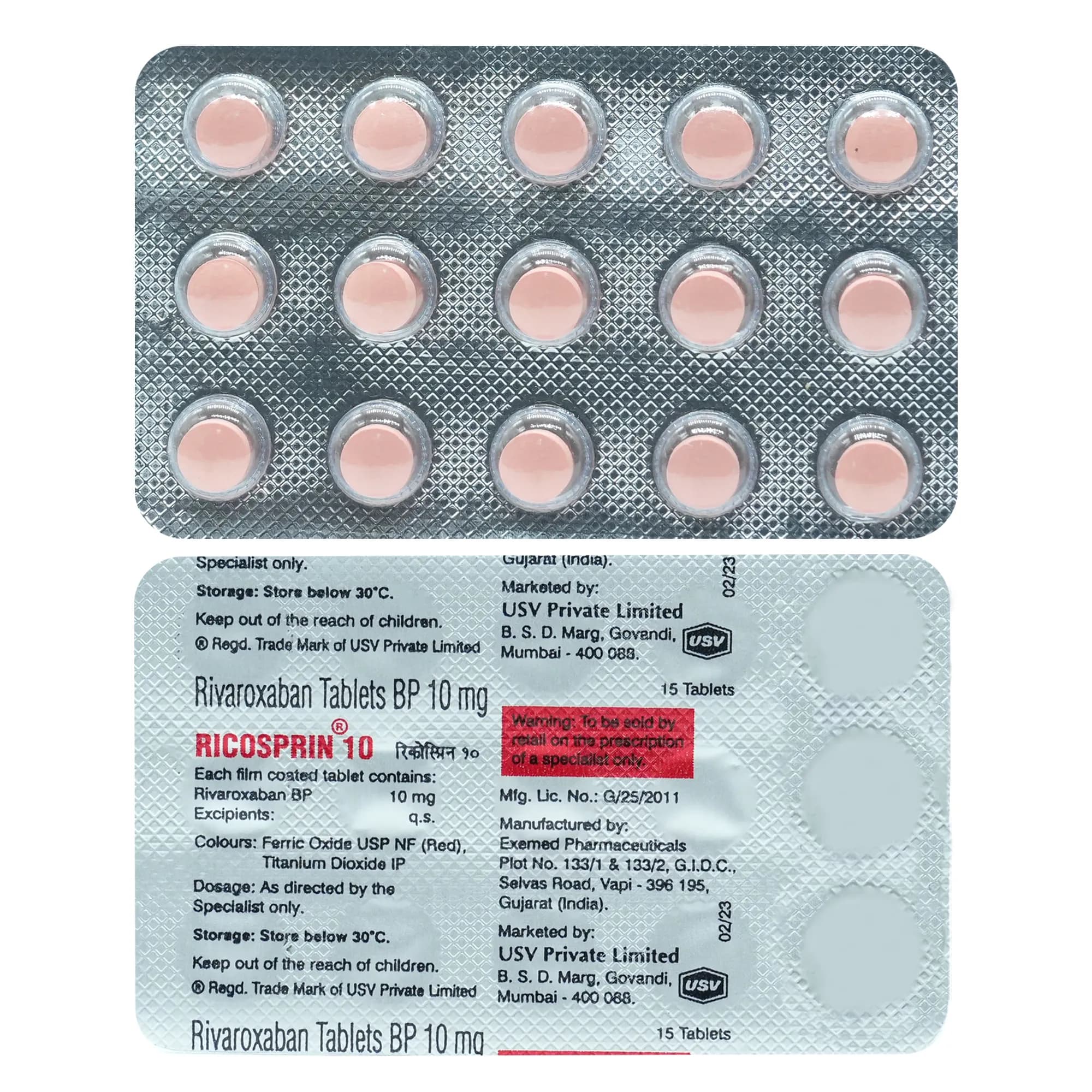 RICOSPRIN 10MG TAB