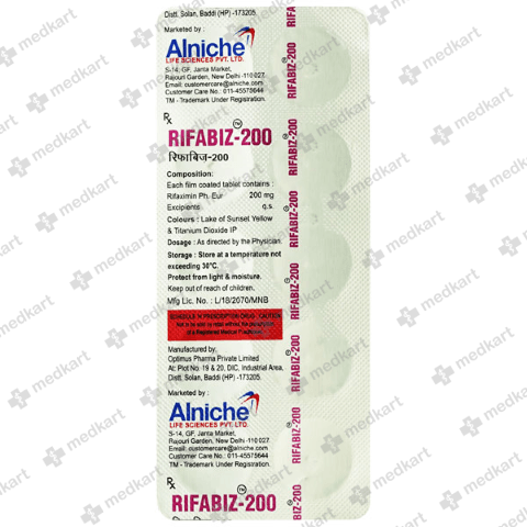 RIFABET 200MG TAB