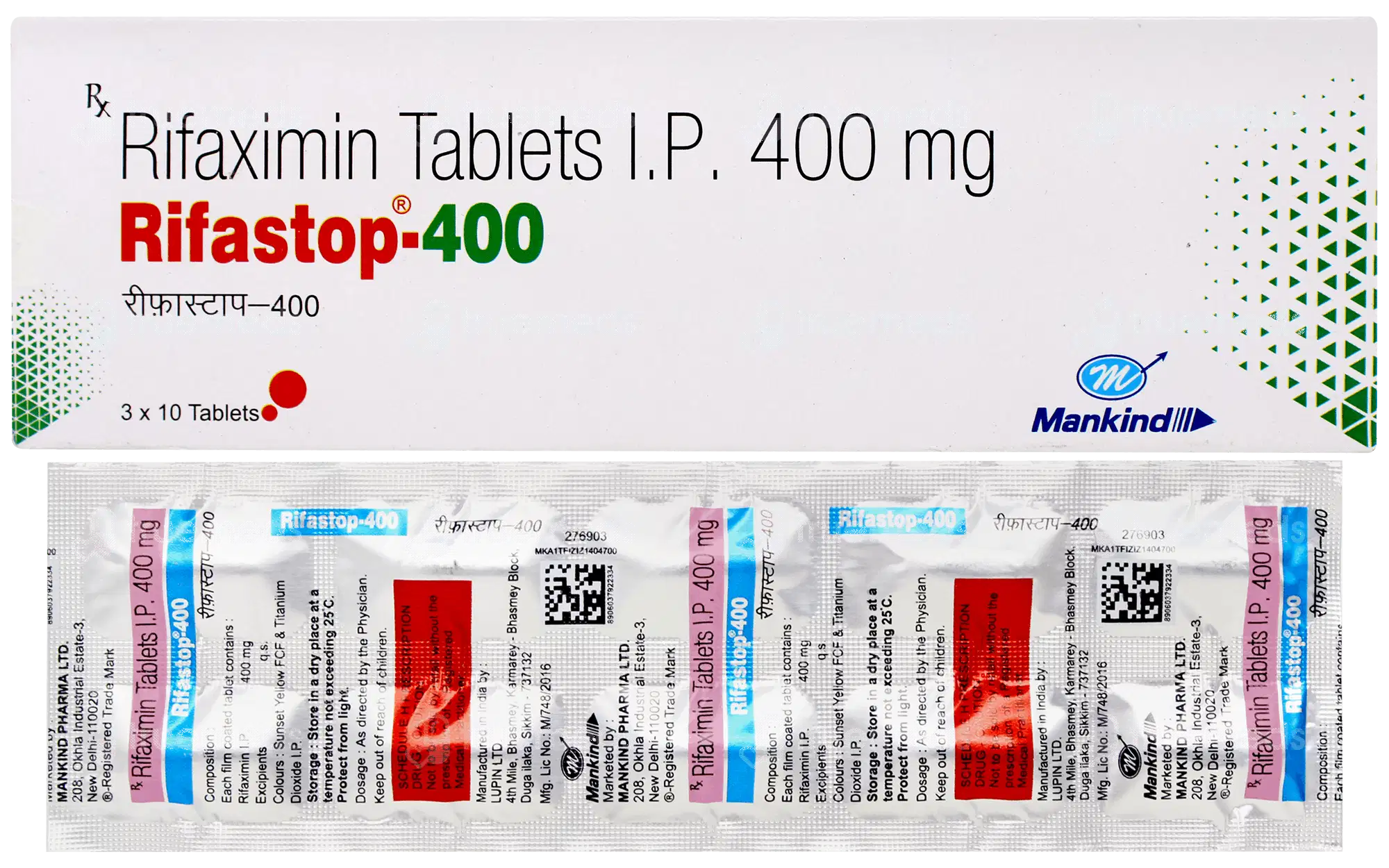RIFASTOP 400MG TAB
