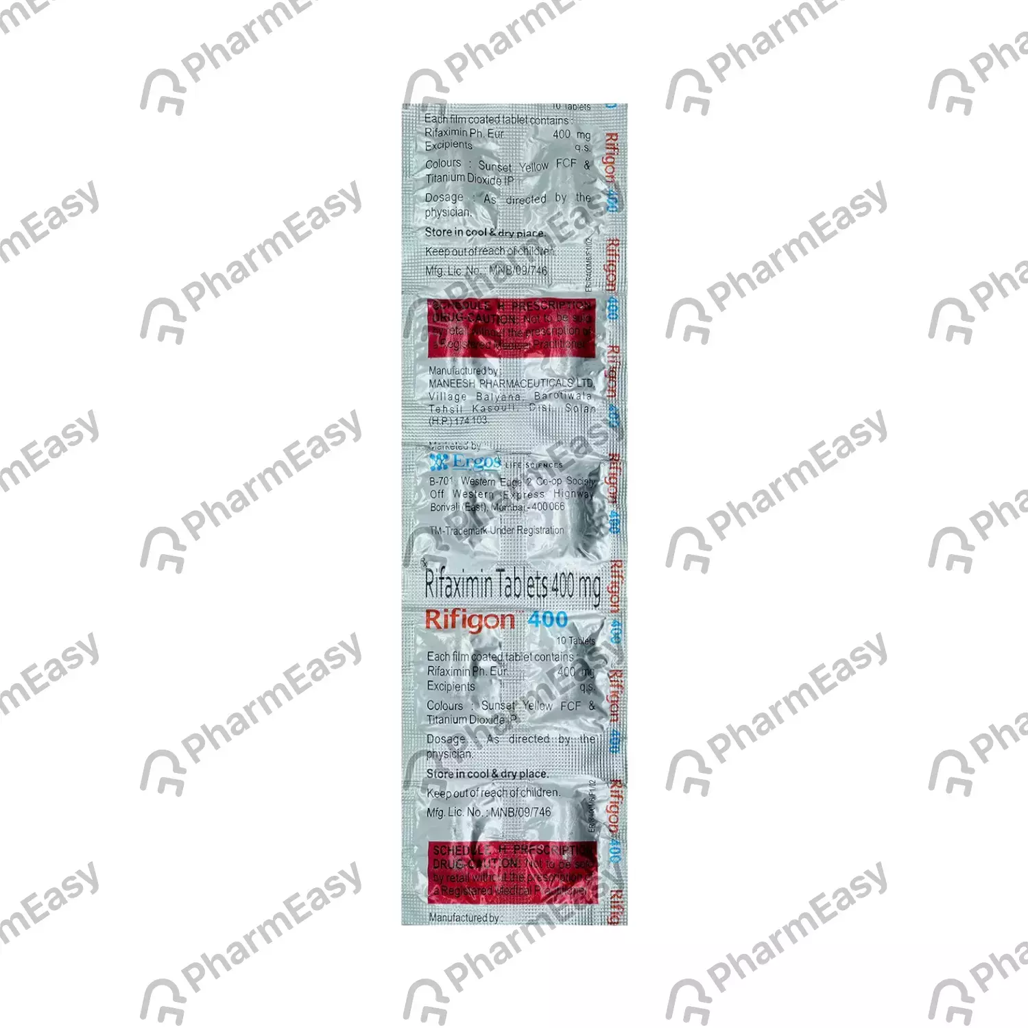 RIFIGON 400MG TAB