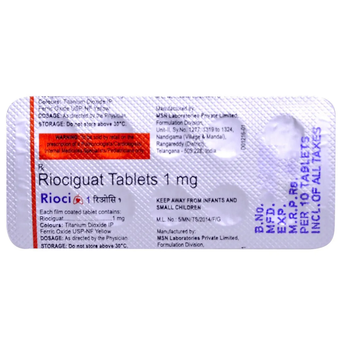 RIOCI 1 TAB