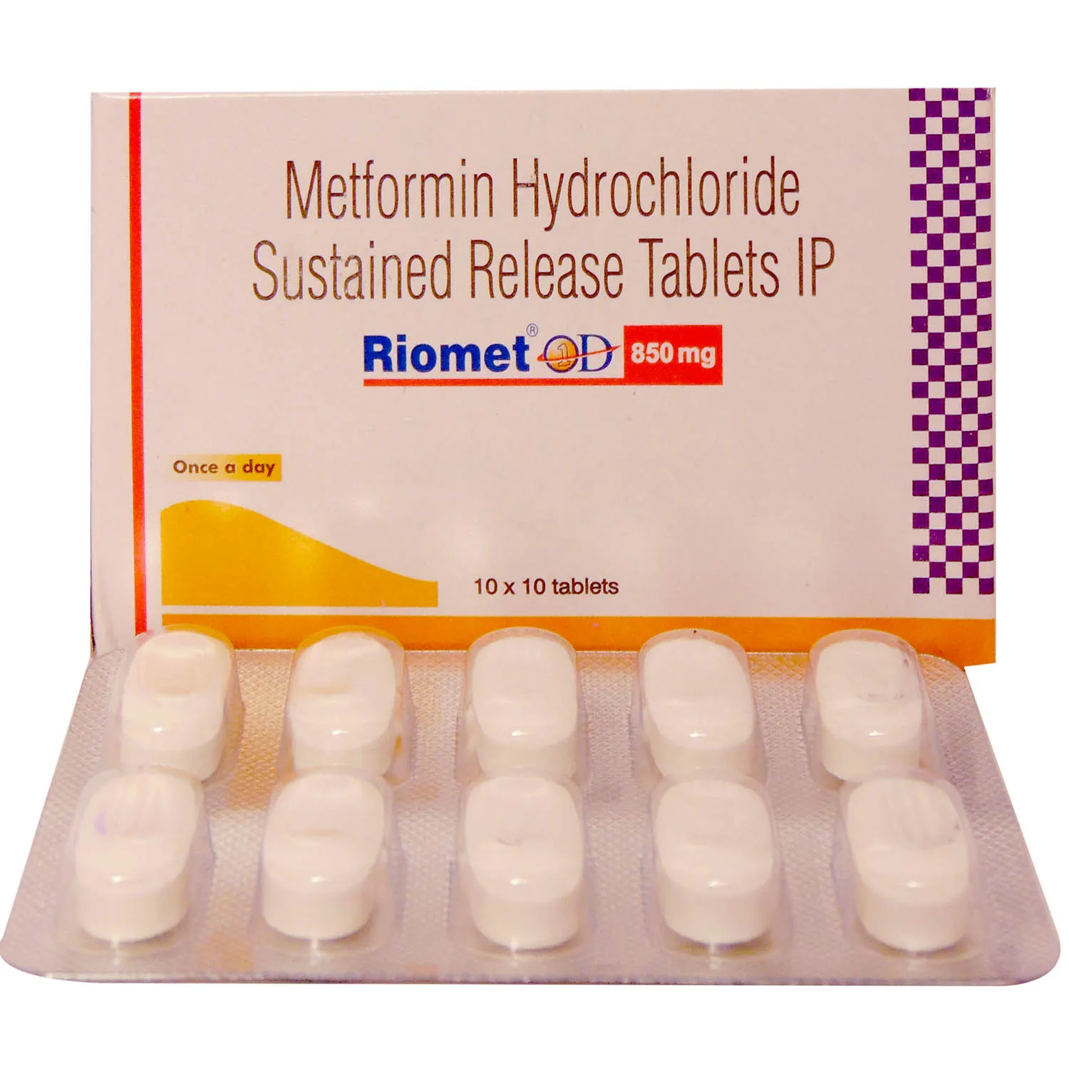 RIOMET OD 850MG 10`S