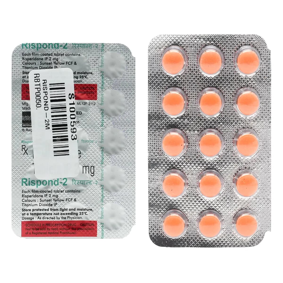 RISPOND 2MG 15`S