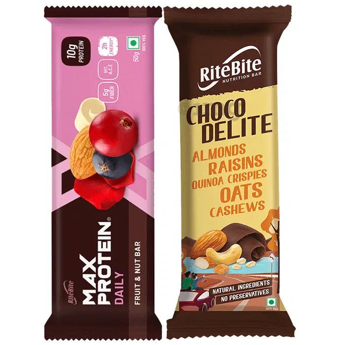 Ritebite Max Protein Daily Fruit And Nut Bar