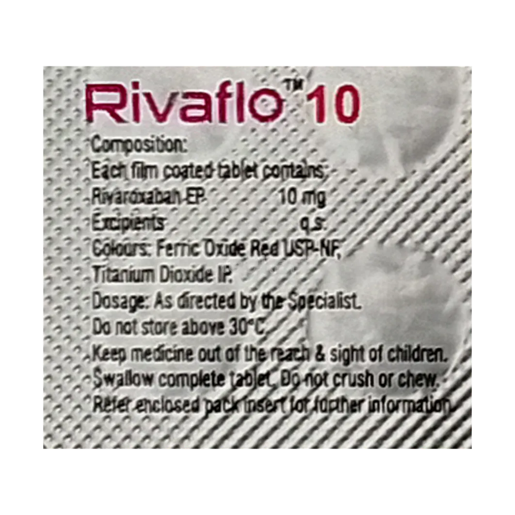 RIVAFLO 10MG TAB