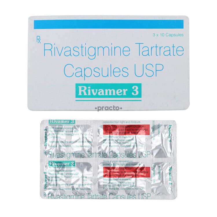 RIVAMER-3MG CAPS 10`S