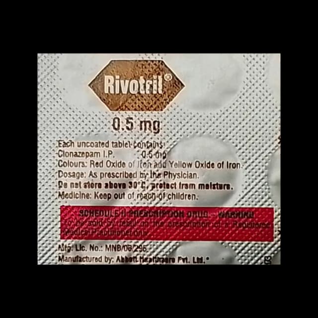 Rivotril 0.5MG Tab 15S