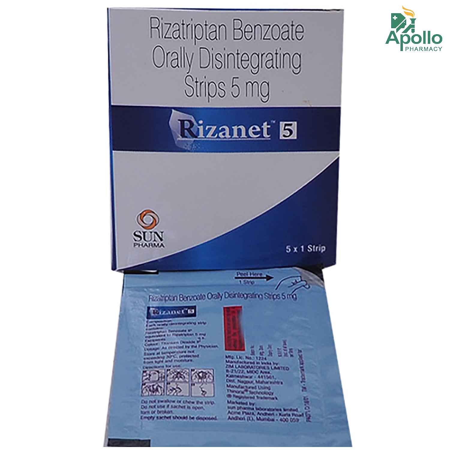 RIZANET 5MG STRIPS
