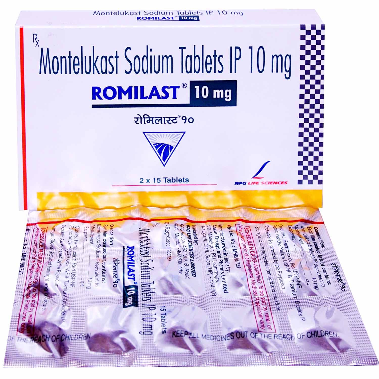 ROMILAST 10 TAB 15`S