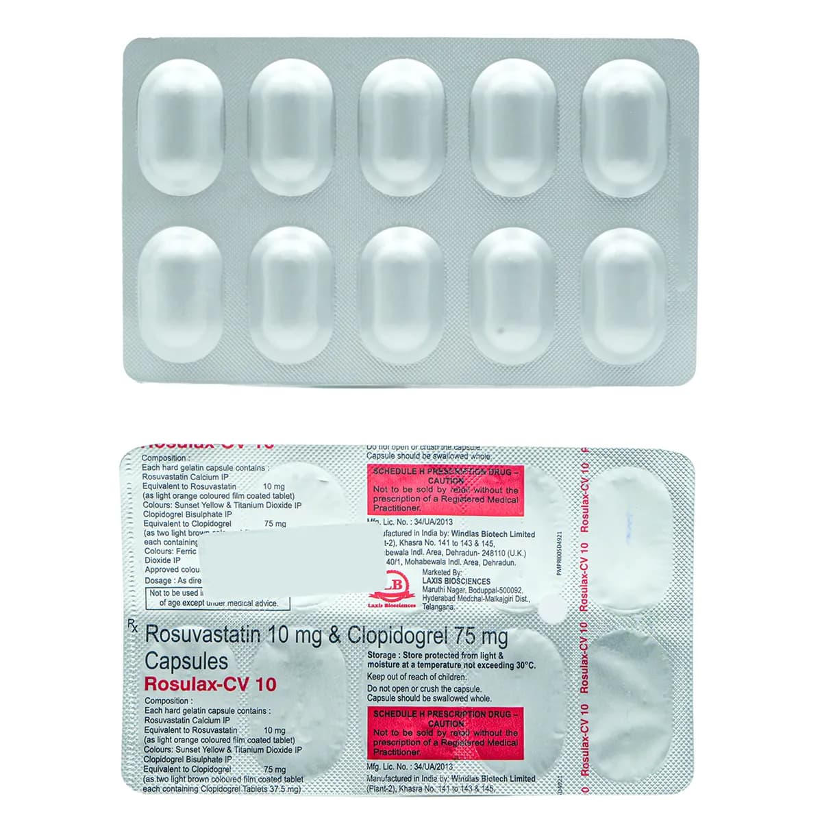 Rosax Cv10MG Caps