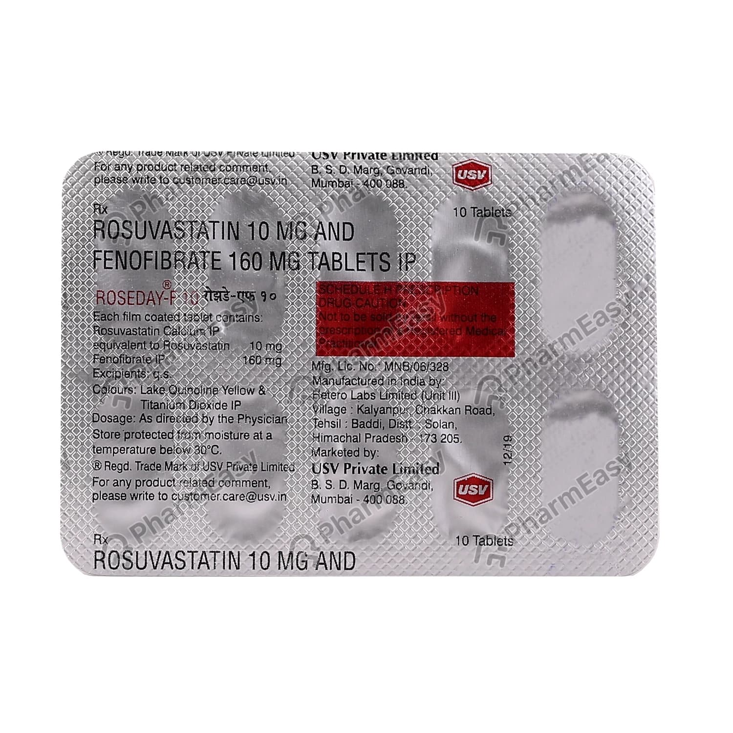 ROSEDAY F 10MG TAB