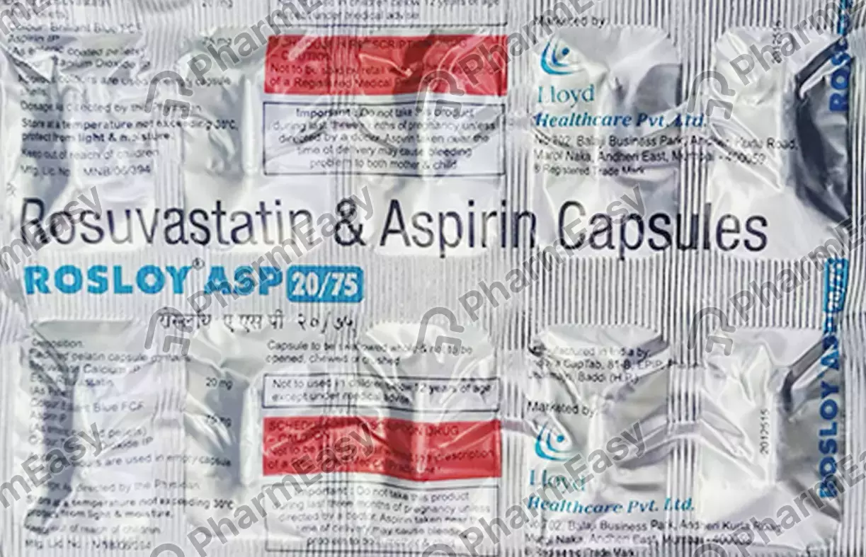 ROSLOY ASP 20/75 MG TAB