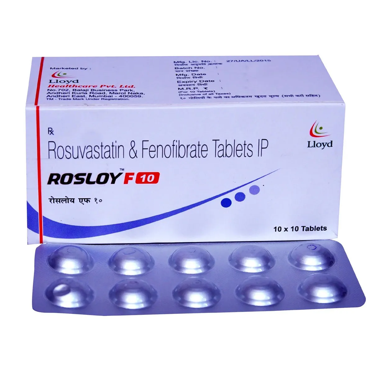 ROSLOY F10 MG TAB