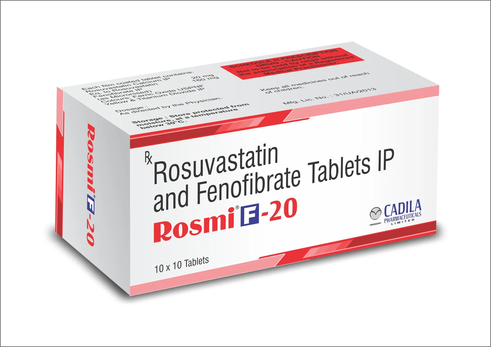ROSMI 20MG TAB