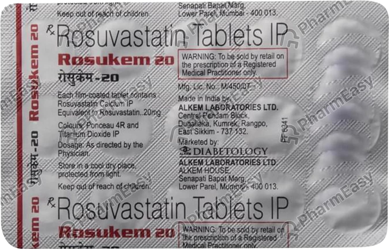 ROSUKEM 20MG TAB