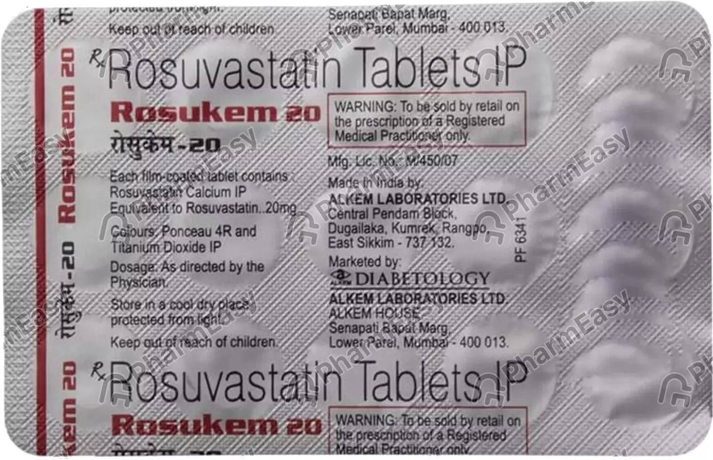 ROSUKEM EZ 20 TAB 10`S