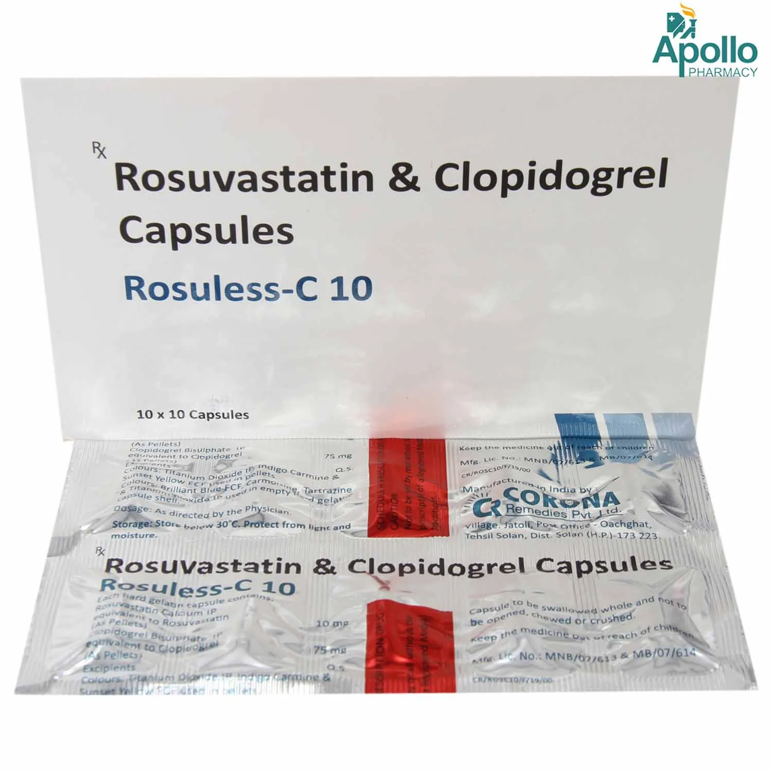 ROSULESS C 10 CAP