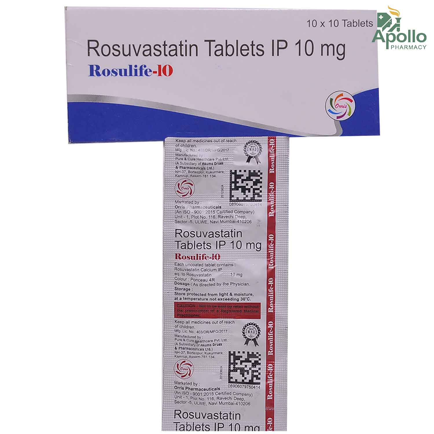 ROSULIFE 10MG TAB