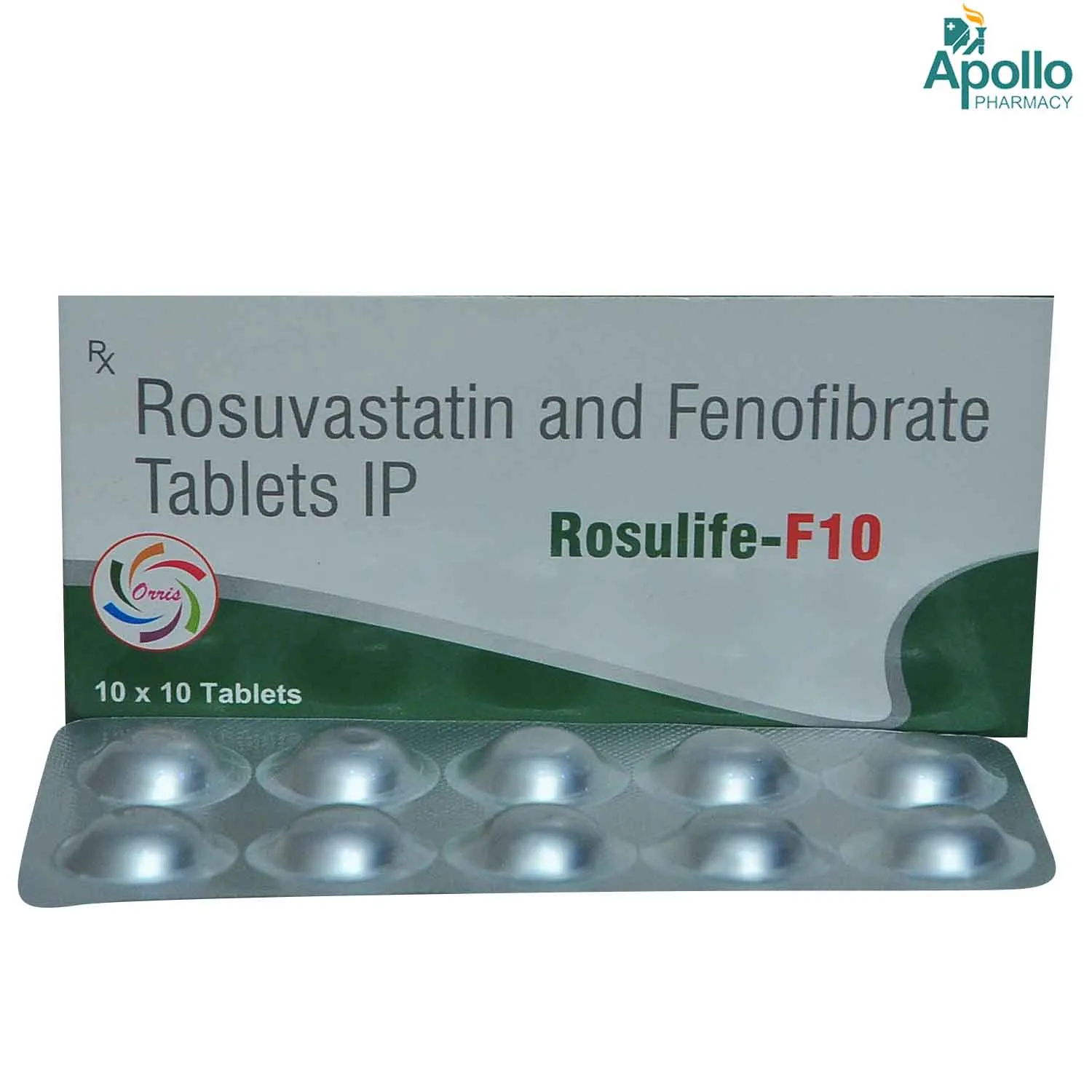 ROSULIFE F 10 TAB 10`S