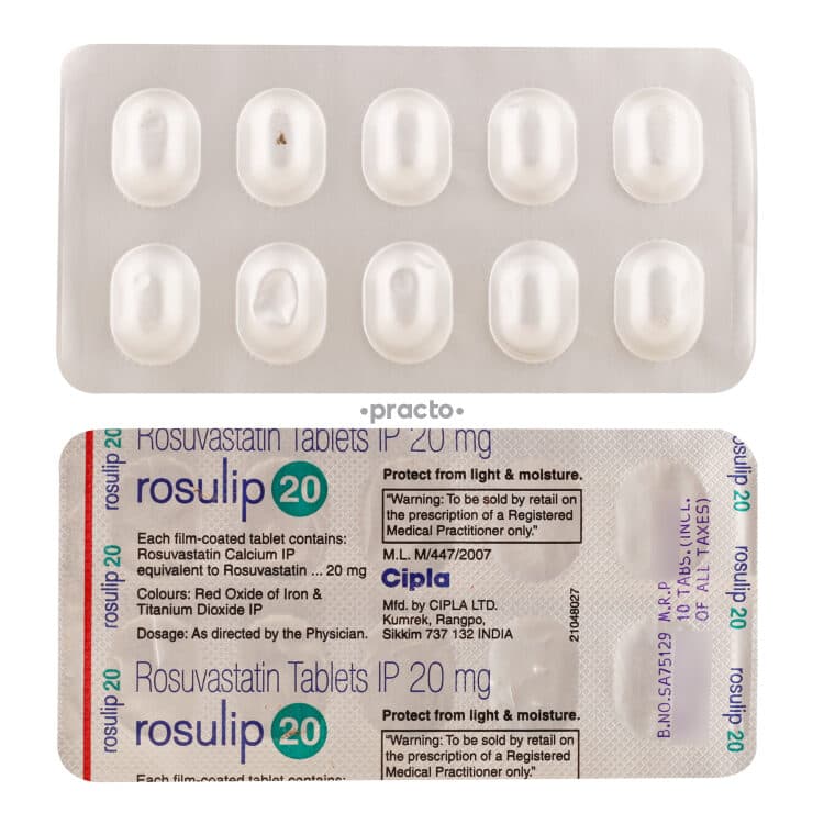 ROSULIP 20MG TAB