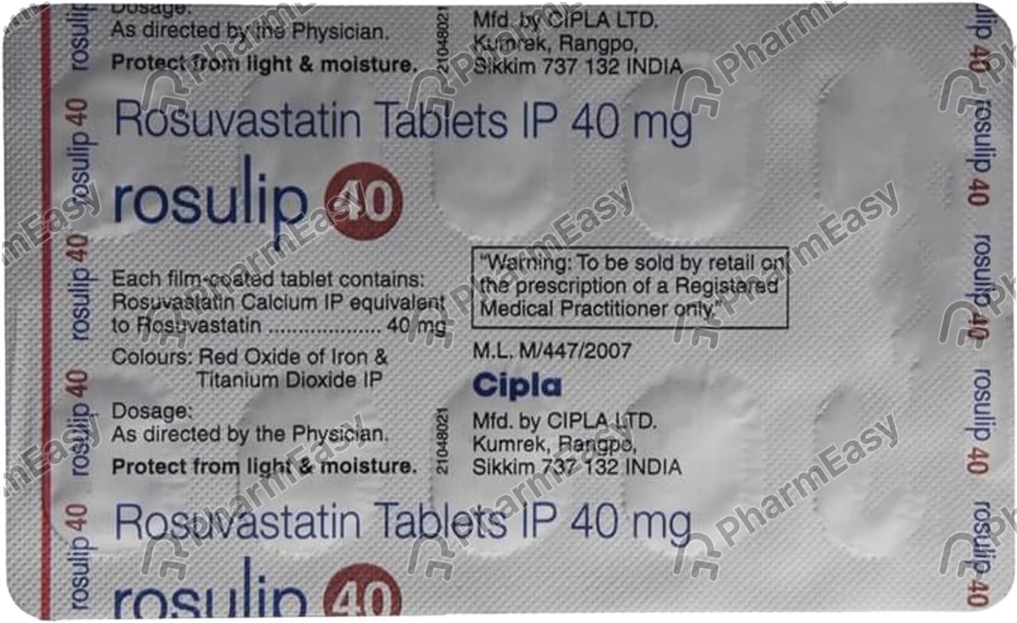 ROSULIP EZ 40 TAB