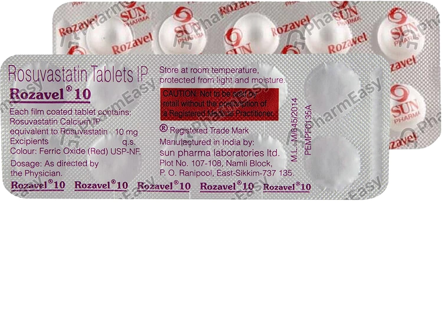 ROSVAVEL 10MG TAB