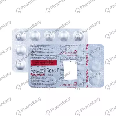 ROSYCAP 5MG TAB 15`S