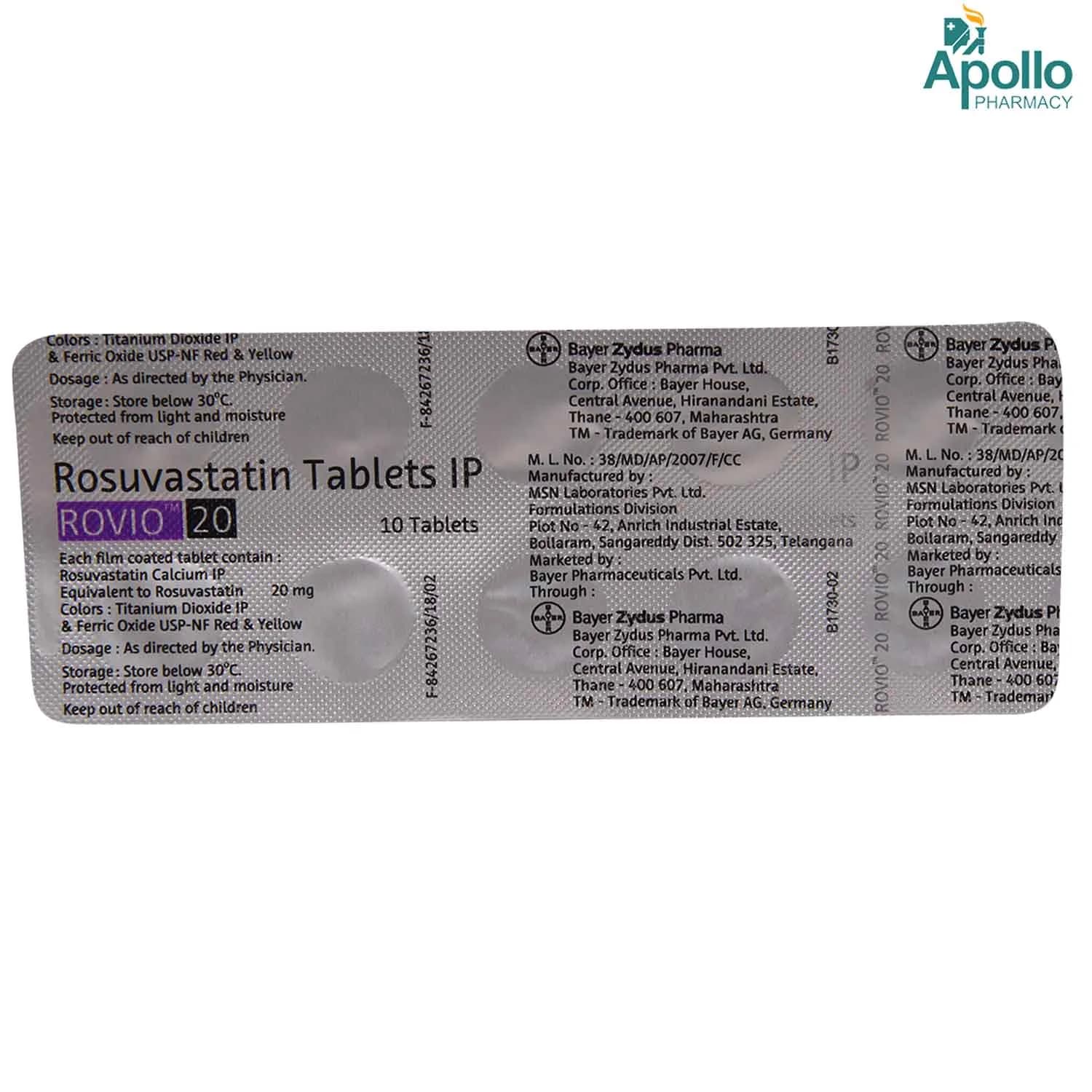 ROVIO 20MG TAB