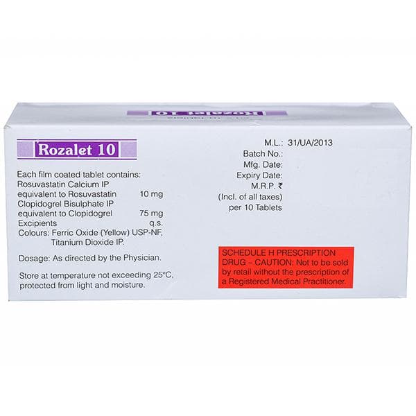 ROZALET 10MG TAB
