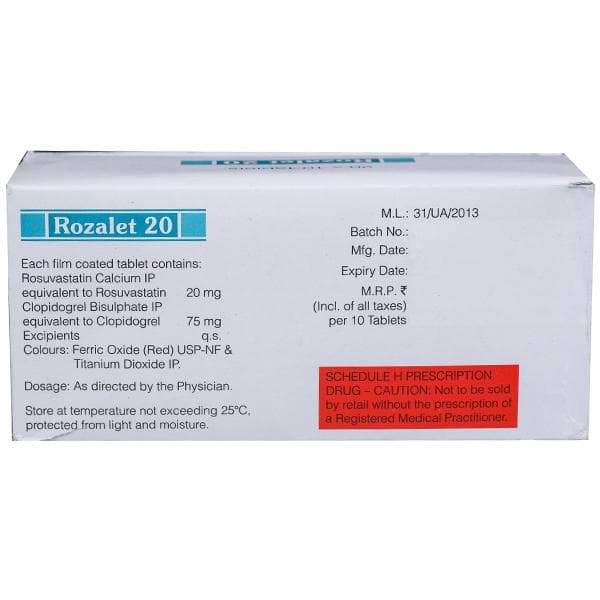 ROZALET 20MG TAB