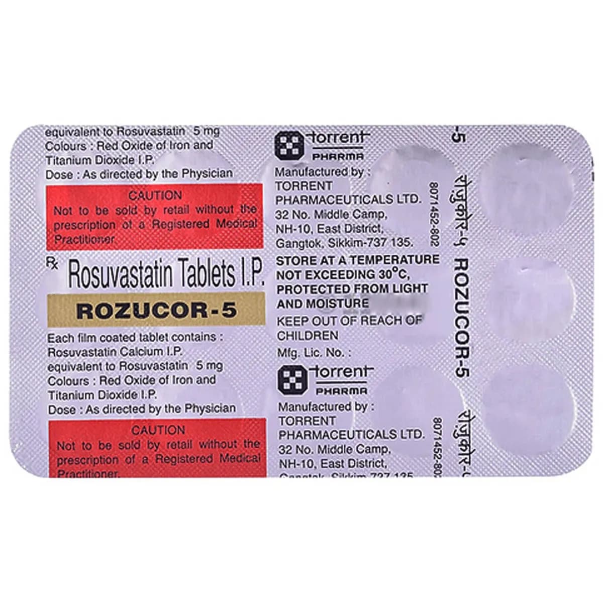 ROZUCOR 5 TAB