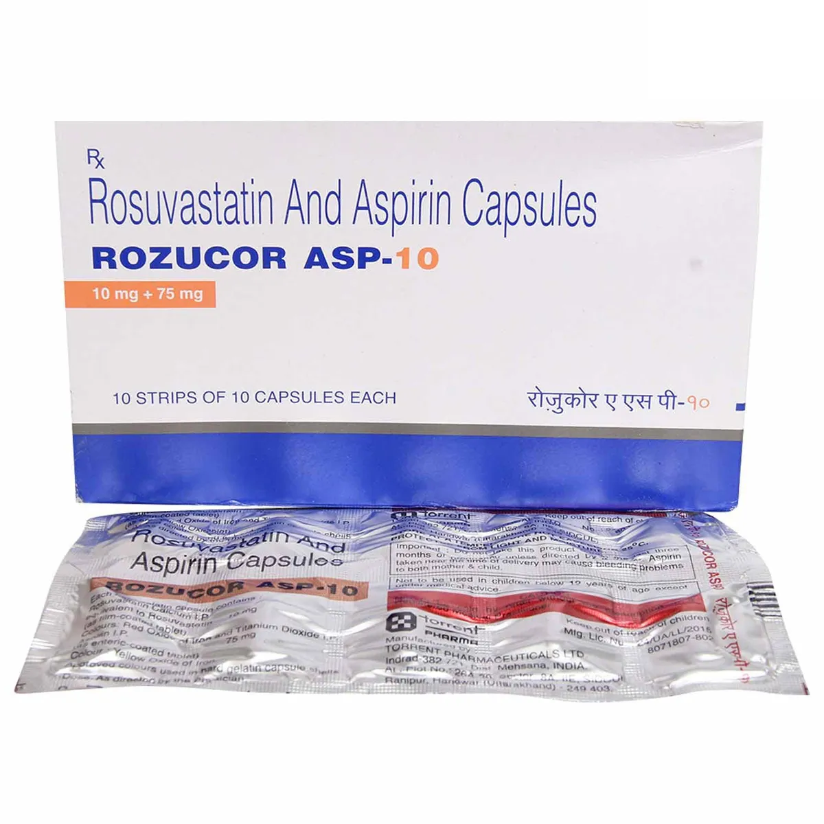 ROZUCOR ASP 10 CAP