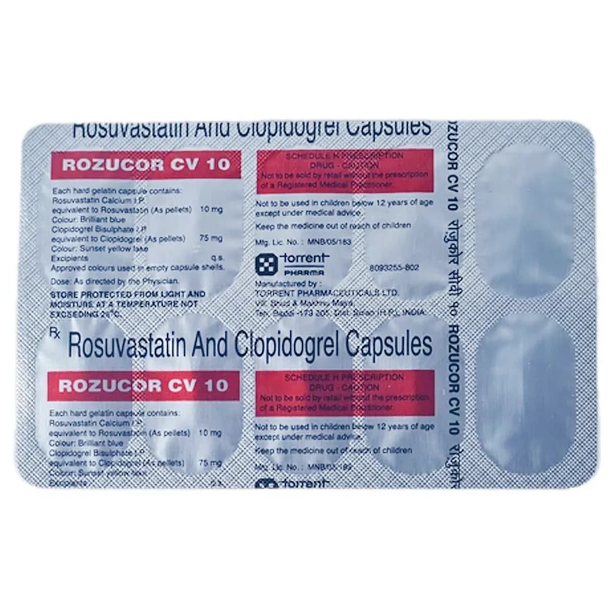 ROZUCOR CV 10 CAP