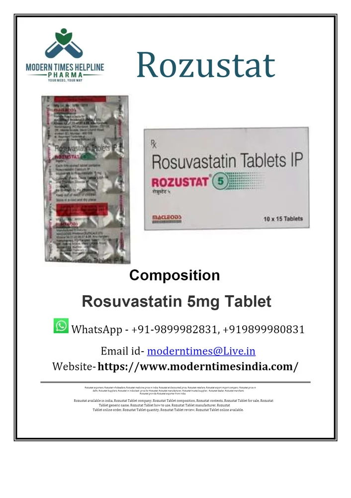 ROZUSTAT 5MG TAB