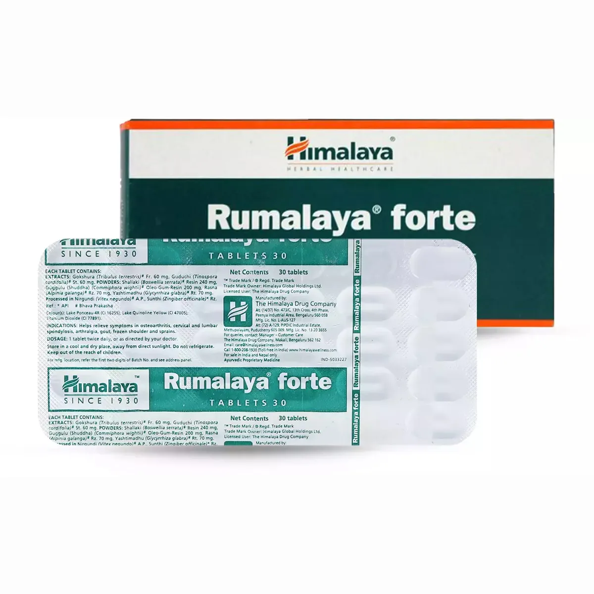 RUMALAYA FORTE TAB 30`S