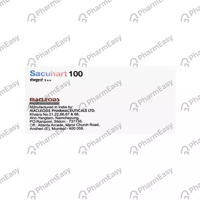 SACUHART 100MG TAB 10`S