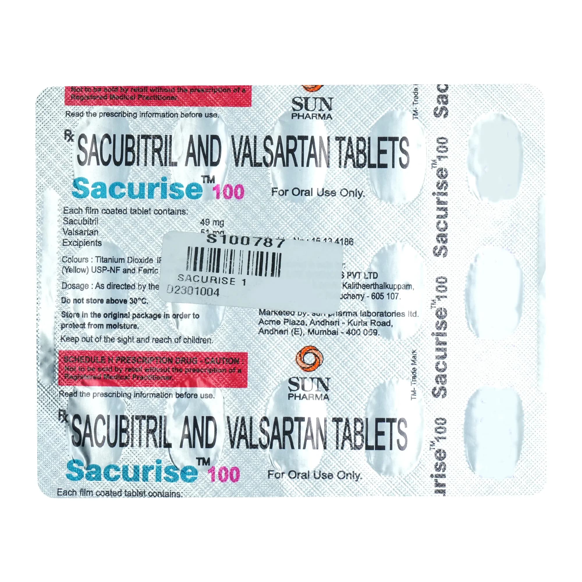 SACURISE 100 TAB 14`S