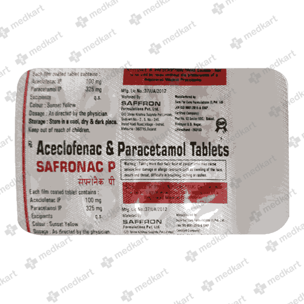 SAFRONAC P TAB