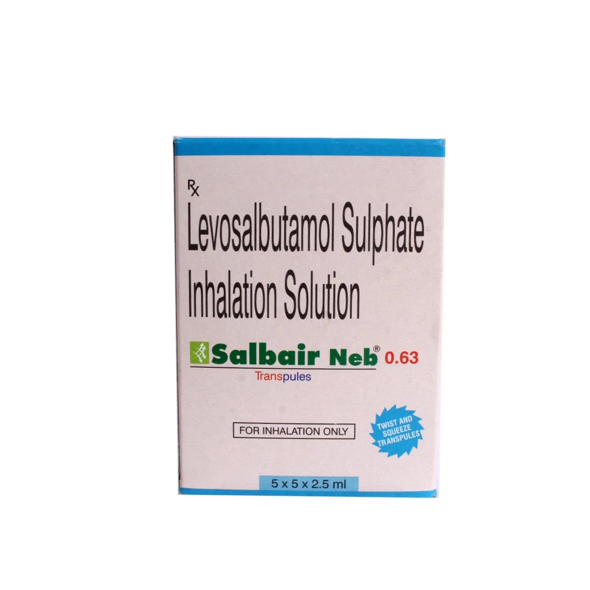 SALBAIR NEB TRANSPULES 0.63