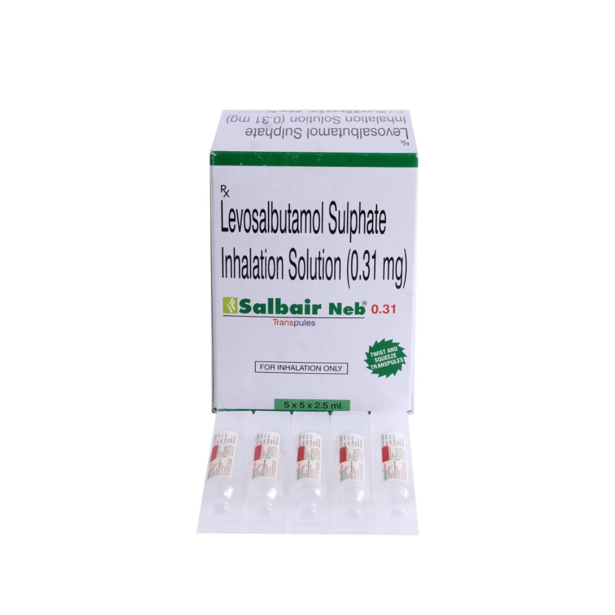 Salbair Neb Transpules .31