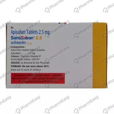 SANOXABAN 2.5 MG TAB