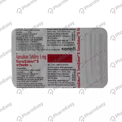 SANOXABAN 5 MG TAB