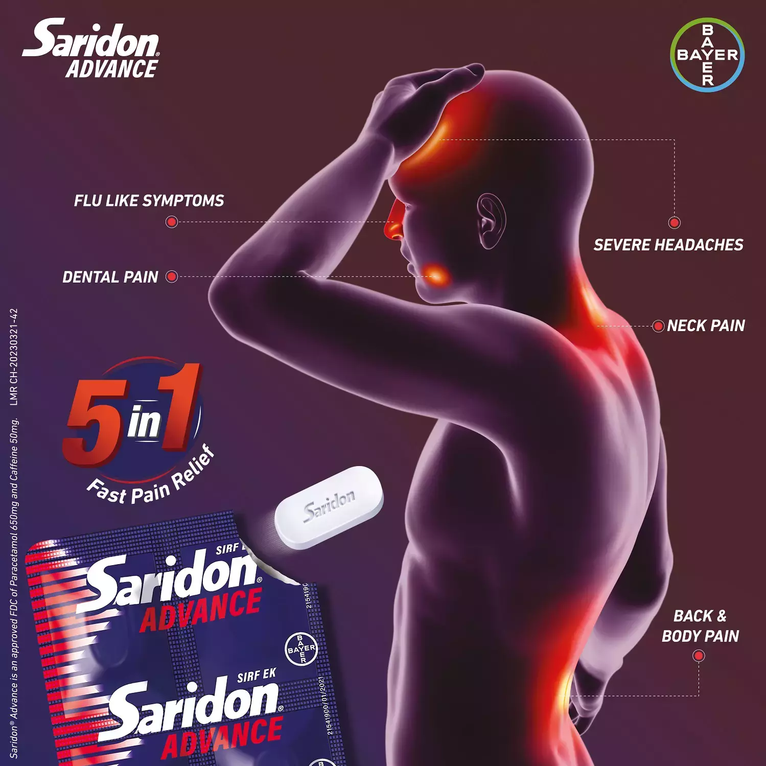 SARIDON ADVANCE TAB