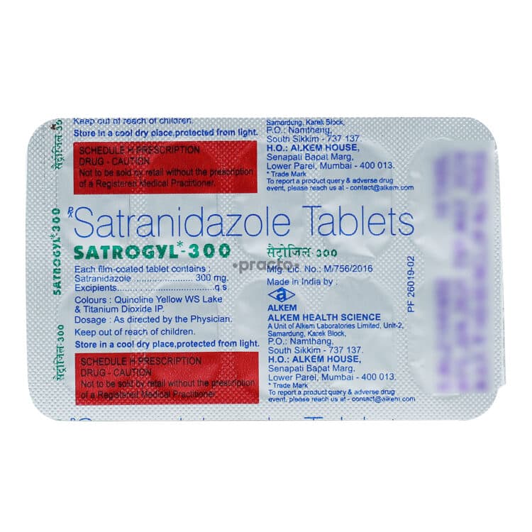 SATROGYL 300MG TAB 10`S