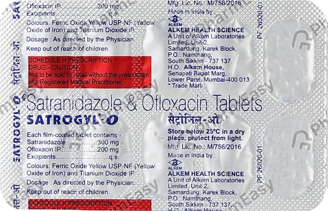 SATROGYL-O-TAB 10`S