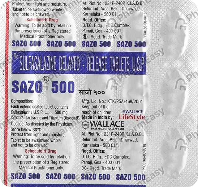 SAZO 500 TAB